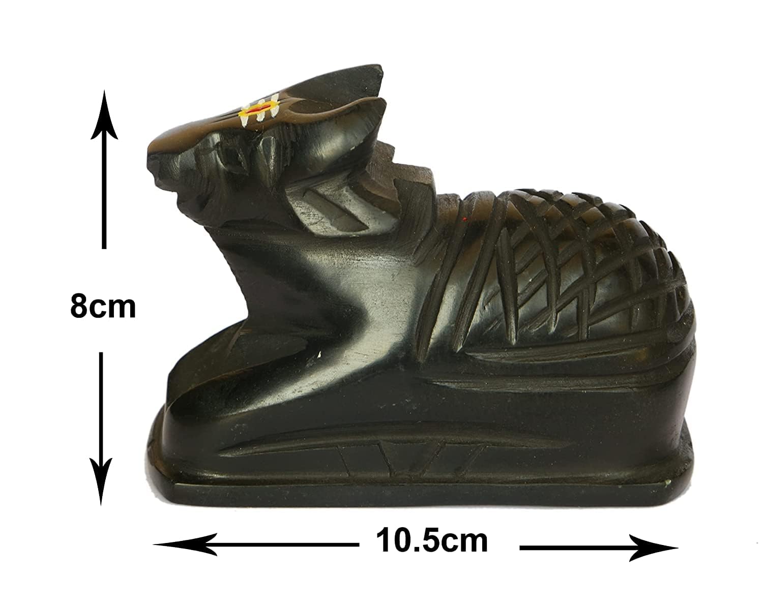 Handcrafted Nandi Idol - Black Stone Murti -2