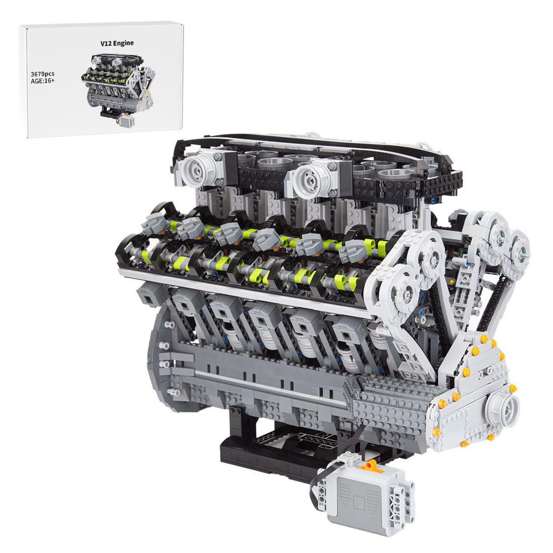模型 大きなエンジン Amazon.co.jp: GoAssemb V12 エンジンモデルビルディング