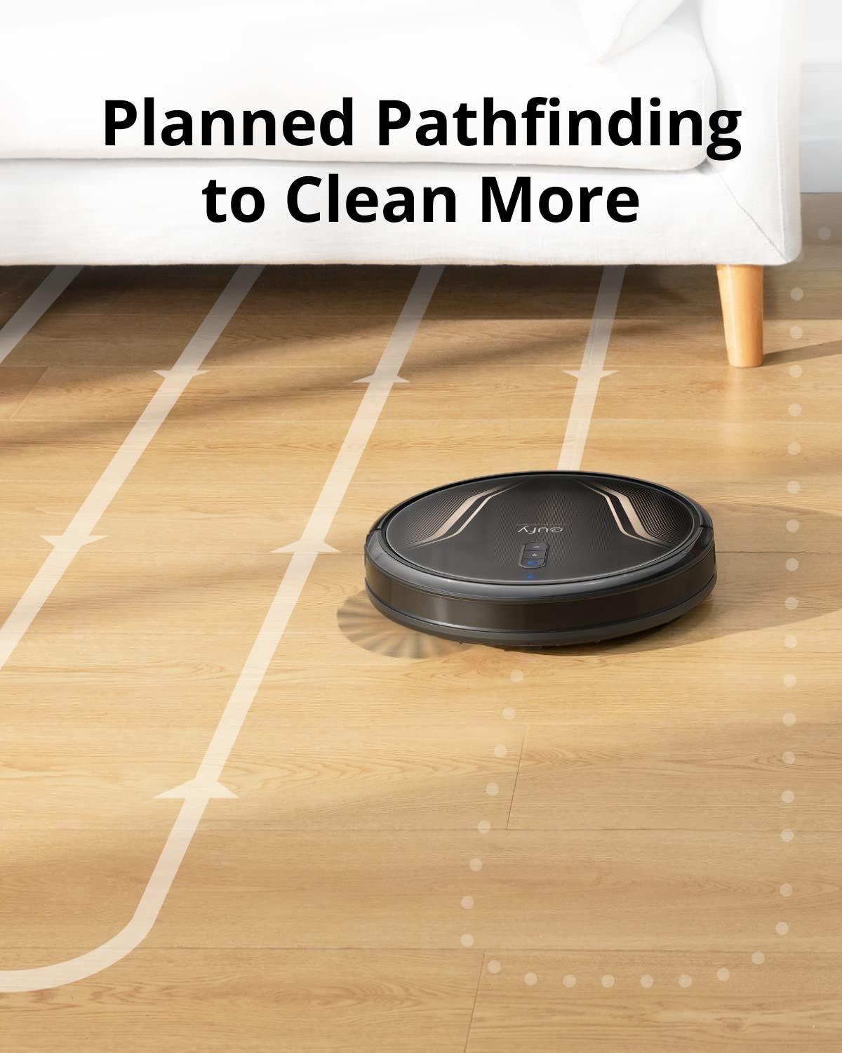 eufy by Anker, G40 Hybrid, 2,500 Pa Suction Power, 2-in-1 Mop and Vacuum, Logical Pathfinding, Wi-Fi Connected, Ultra-Slim, Quietly Cleans, Robot Vacuum Ideal for Hard Floors and Pet Hair