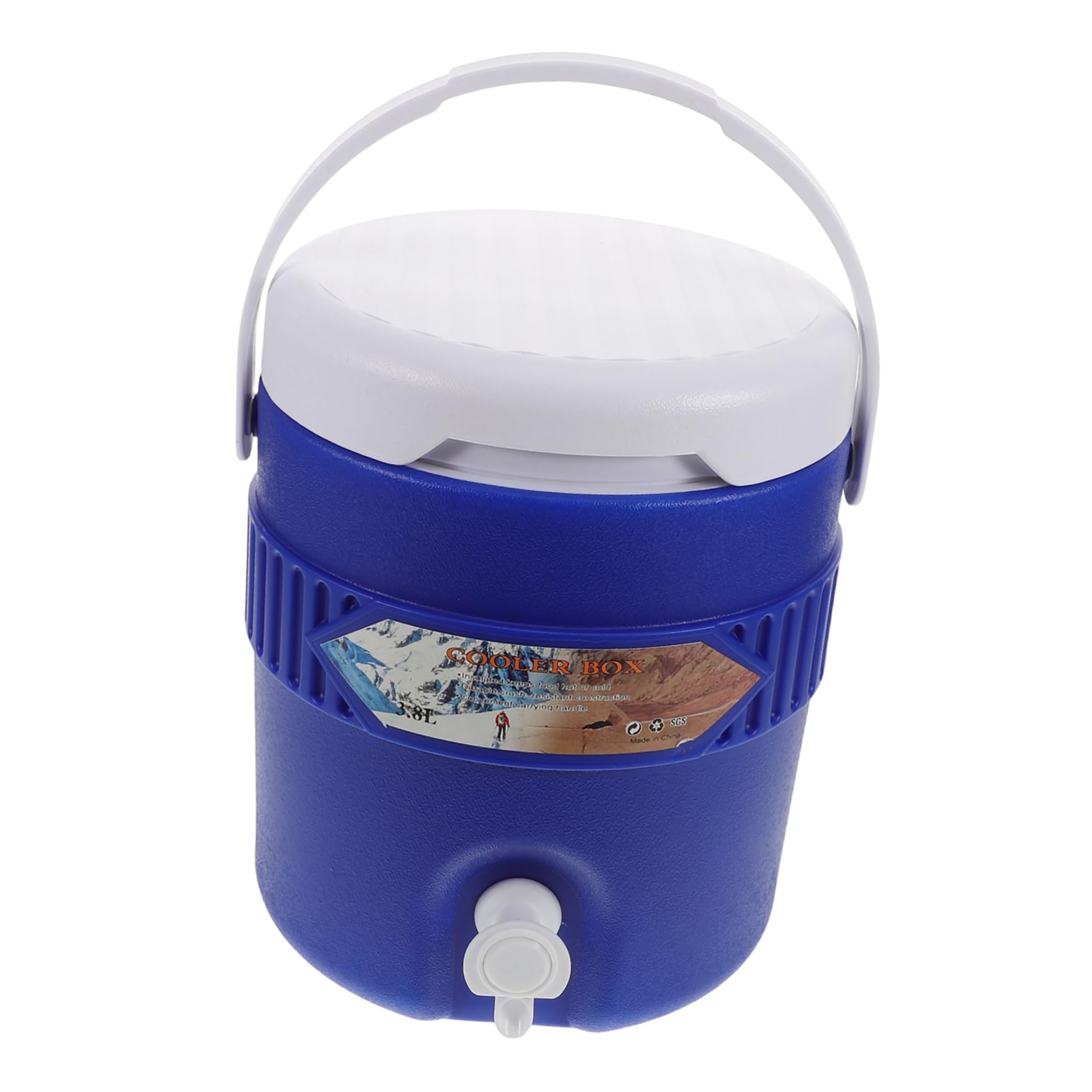 Abaodam Insulated Beverage Jug Heavy Duty Thermal Drink Dispenser with Spigot for Milk and Cold Beverages for Outdoor Events and Camping Activities