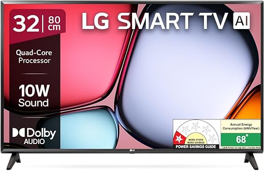 LG 80 cm (32 inches) HD Ready Smart LED TV 32LM563BPTC (Dark Iron Gray)