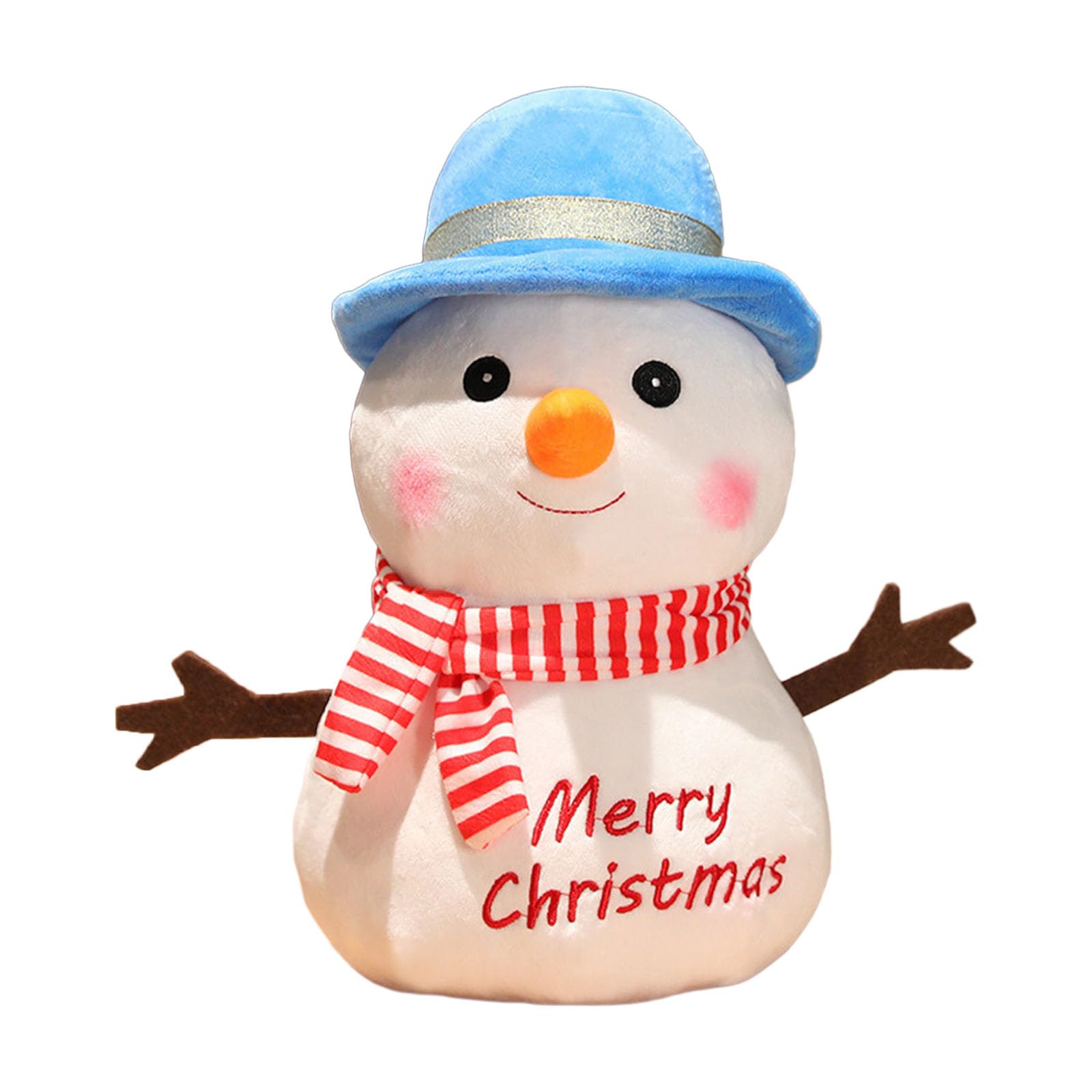 Tsophreniq Cartoon Snowman Figure Festive Christmas Decor for, Party Bring Cheer to Your Celebration Miniatures Figurine Table Shelf Decor