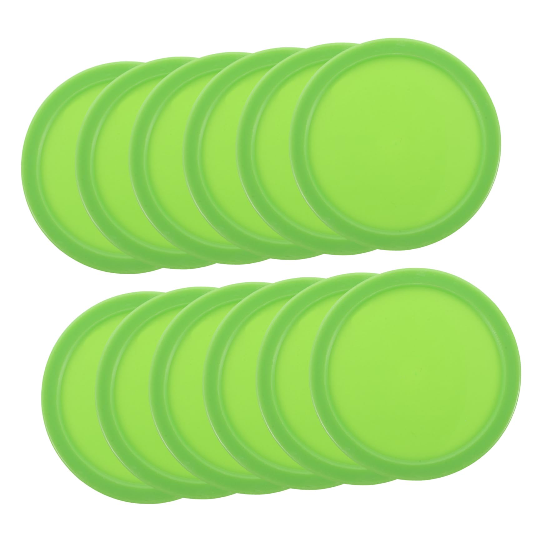 Toddmomy Plastic Hockey Pads Hockey Table Set Hockey Decor Pucks Air Hockey Paddles Replacement for Boys and Girls