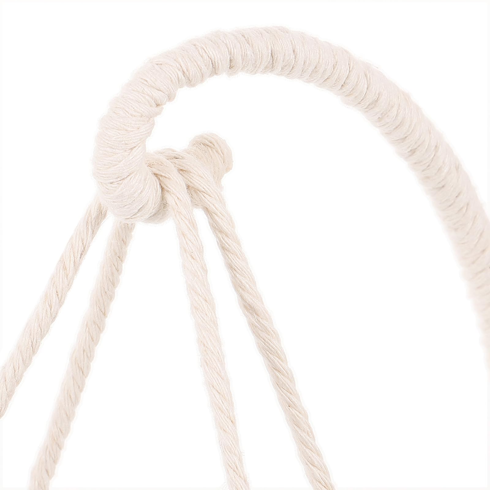 Hamster Hängematte Schlafnest aus Baumwollseil Beige für Kleintiere