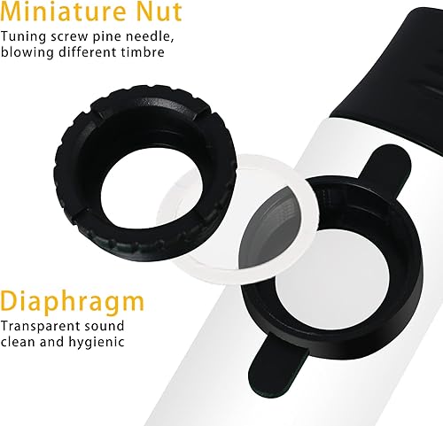 Miniatura 5 de RANMING Kazoo de plástico, juego de 6 piezas, Kazoos de tono ajustable, Kazoos para adultos, instrumentos musicales Kazoo con diafragmas Kazoo, buen