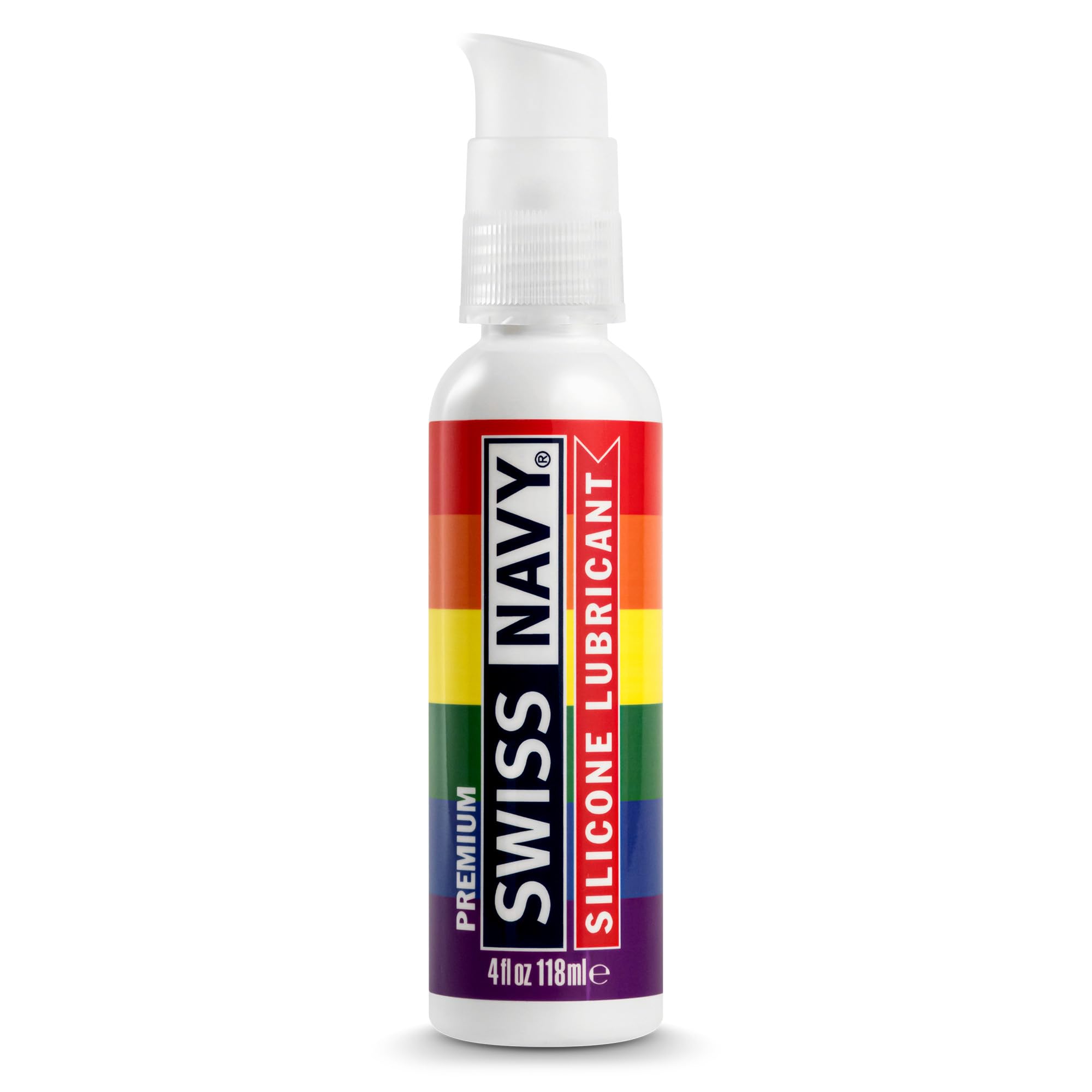 Swiss Navy Premium Silicone Based Lubricant, PRIDE Edition - 4 oz