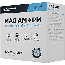 Mag AM + PM a Daytime and Nighttime Magnesium Bundle 120 Capsules