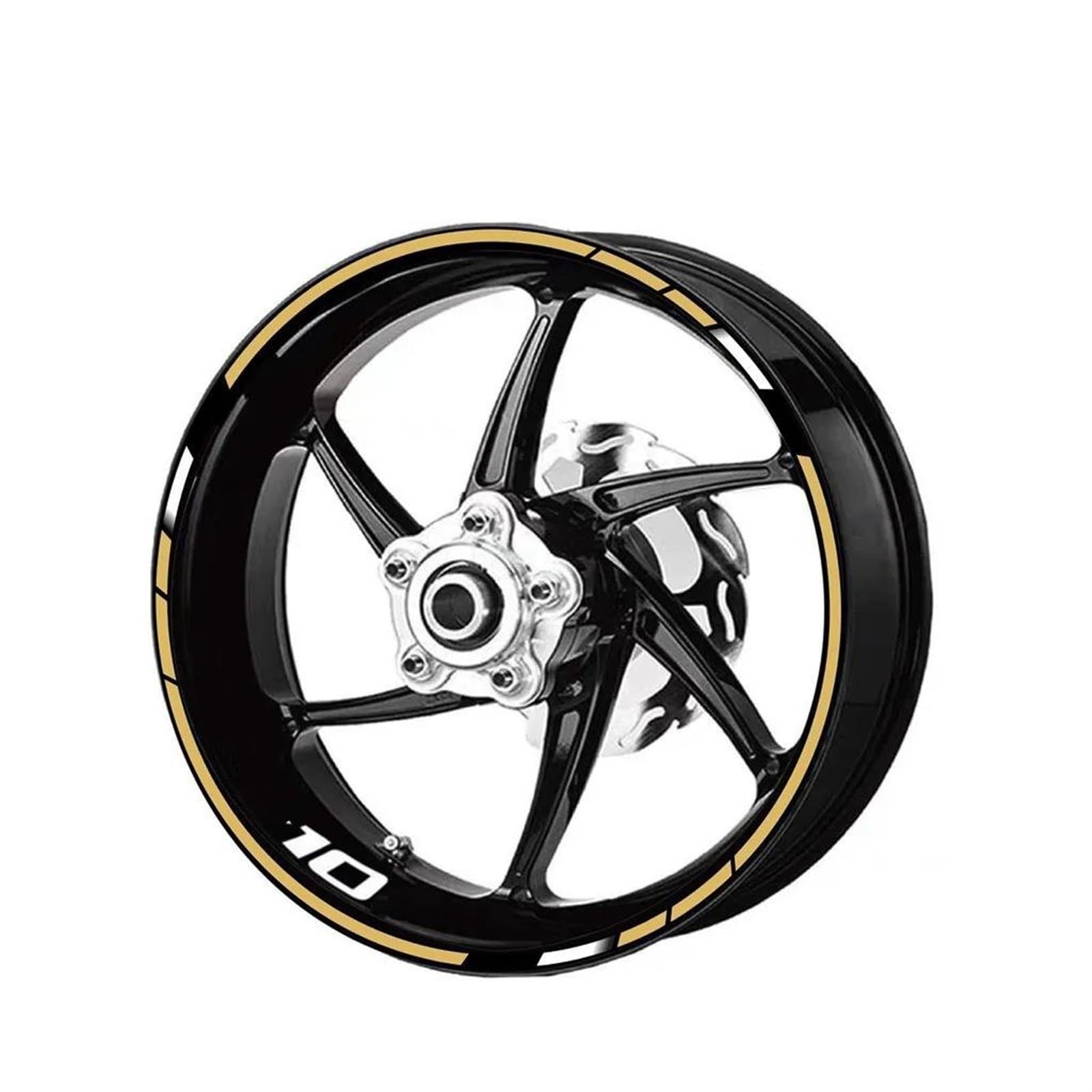 Stickers Motorcycle Stickers Reflective Wheel Rim for ZX10R ZX-10R 10R(Style 4)