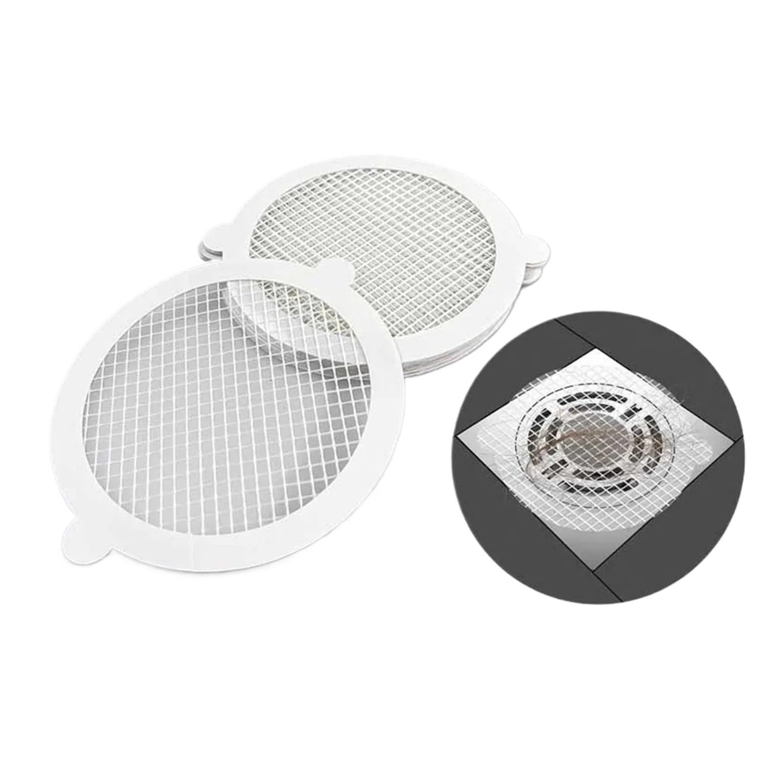 Klej do odpływu podłogowego USA filtr do zlewu i odpływ prysznicowy łapacz włosów 90 110 mm 5 szt. (90 mm) skuteczny sitko do włosów łatwe wkładanie odpadów solut