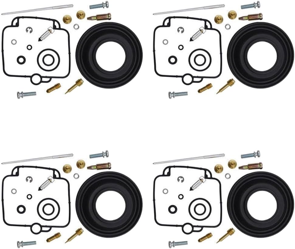 4 Sets Motorcycle Carburetor Rebuild Repair Tools Kit Compatible With GSF400 GSF400P GSF 400 GSF400 P 400 1991 1992 1993