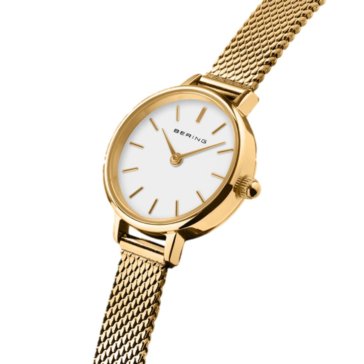 BERING Reloj de Cuarzo para Mujer, colección clásica con Acero Inoxidable 11022-334-Lovely-1-GWP-X0