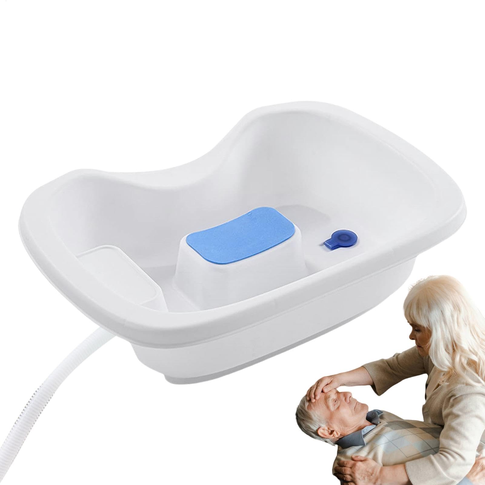 Haarwaschbecken | Komfortable tragbare ergonomische Waschstation | für das Badezimmer, Tiefenwäsche für Kinder, Zuhause, Salon, Behinderte