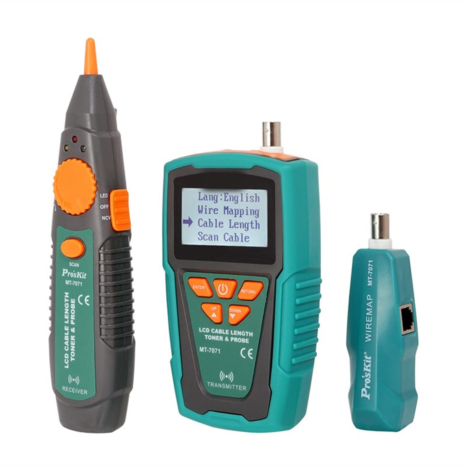 Buscador de líneas LCD Longitud de audio BreakPoint Line Finder Tester Line Finder Para Ethernet y teléfono