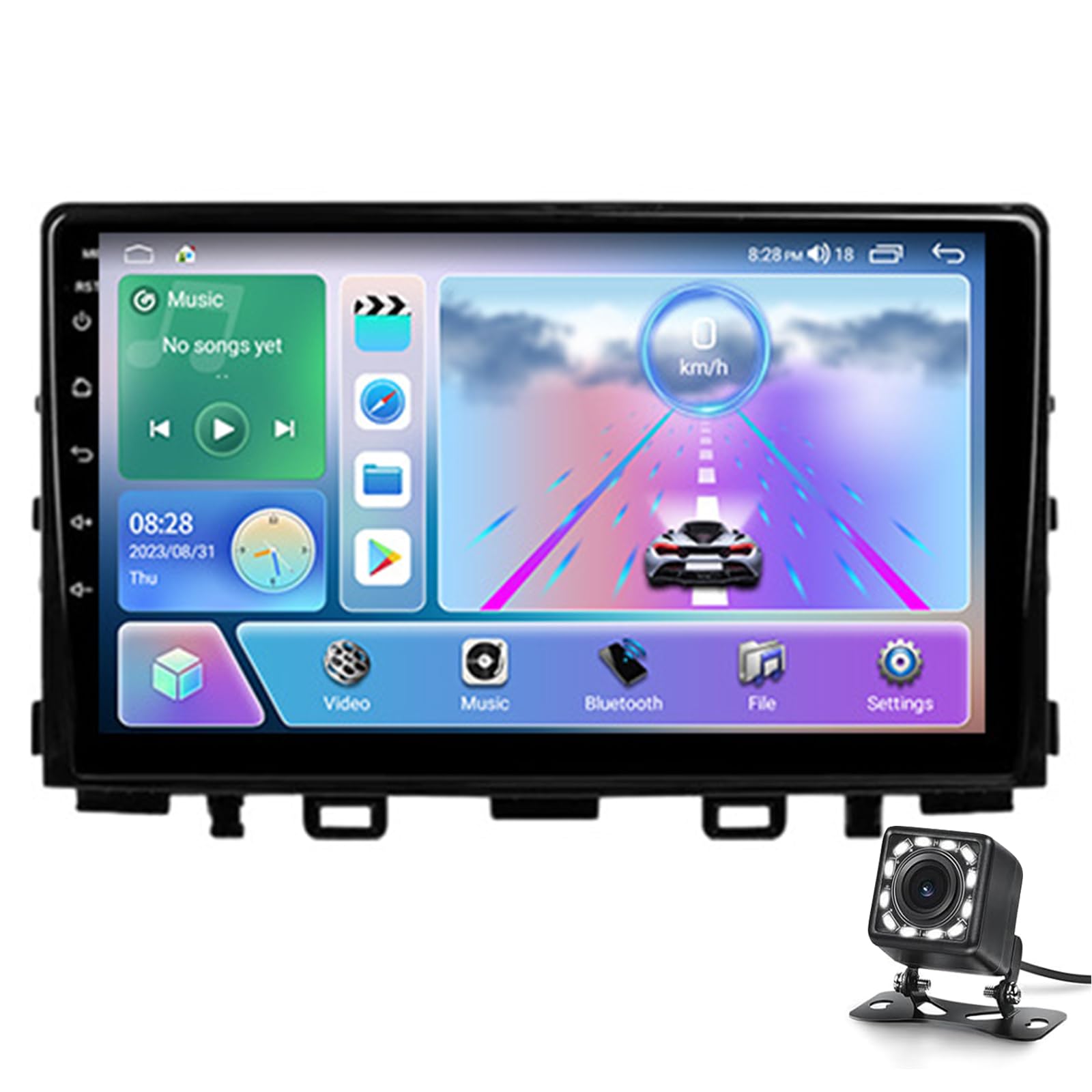 Autoradio portable CarPlay pour Kia Rio 2016-2020 : roulez sans fil et avec commande vocale