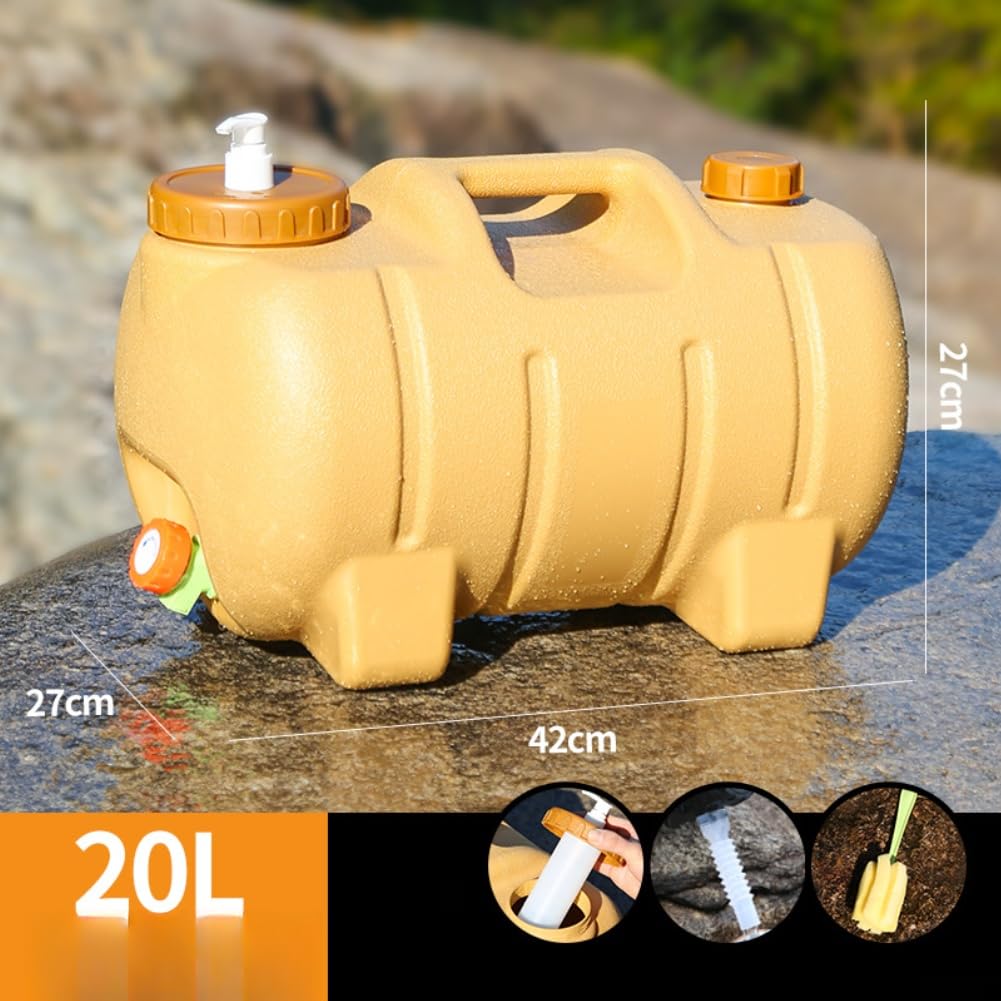 Contenitore Acqua 20L Portatile con Beccuccio Esterno