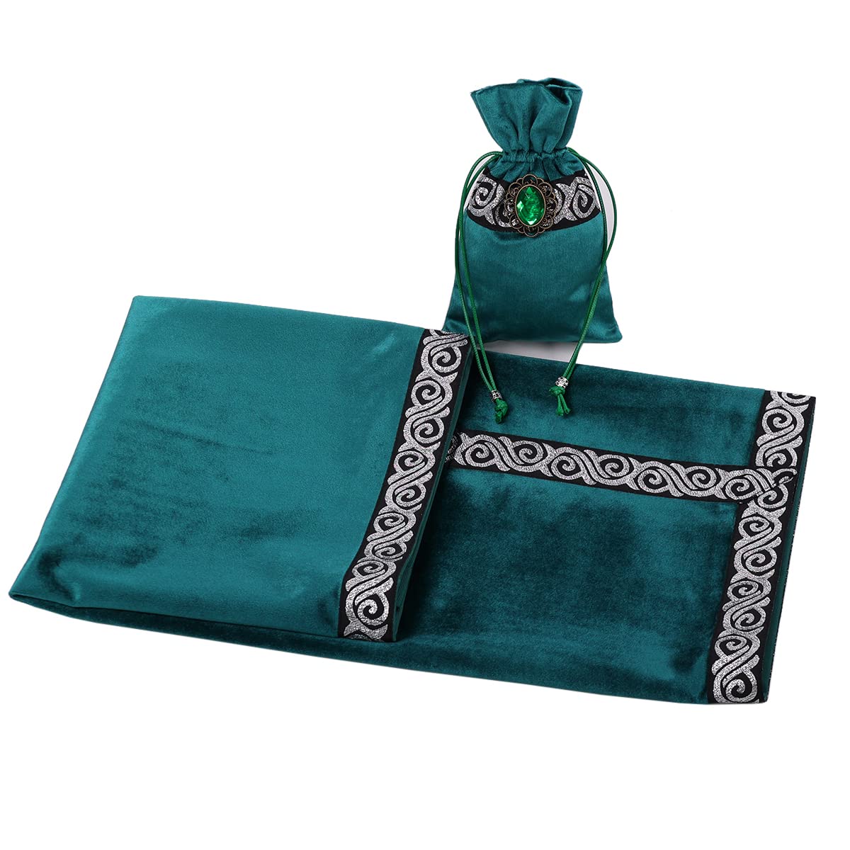 BLESSUME Tarot - Mantel de Terciopelo Wicca con Bolsa de Tarot
