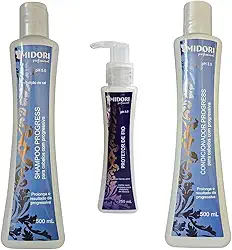 Kit Shampoo e Condicionador Progressiva e Protetor de Fio