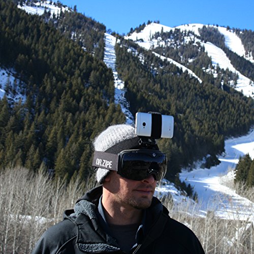 Action Mount Head And Chest Mount Combo Pack With Universal Adapter Smartphone, W/J-Hook/Screw, Operable With Any Smartphone. Strongest Hold On The Market. Compatible With Sport Cameras, Or Any Phone. #TOP5