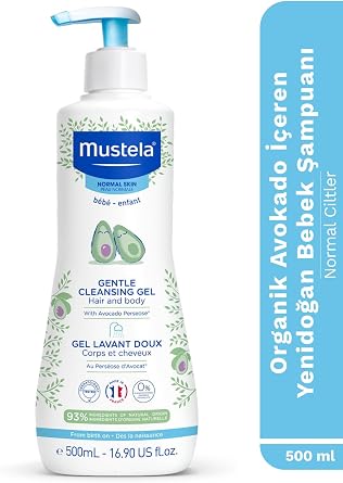 Mustela Yenidoğan Şampuanı Avokado İçerikli (500 ml)