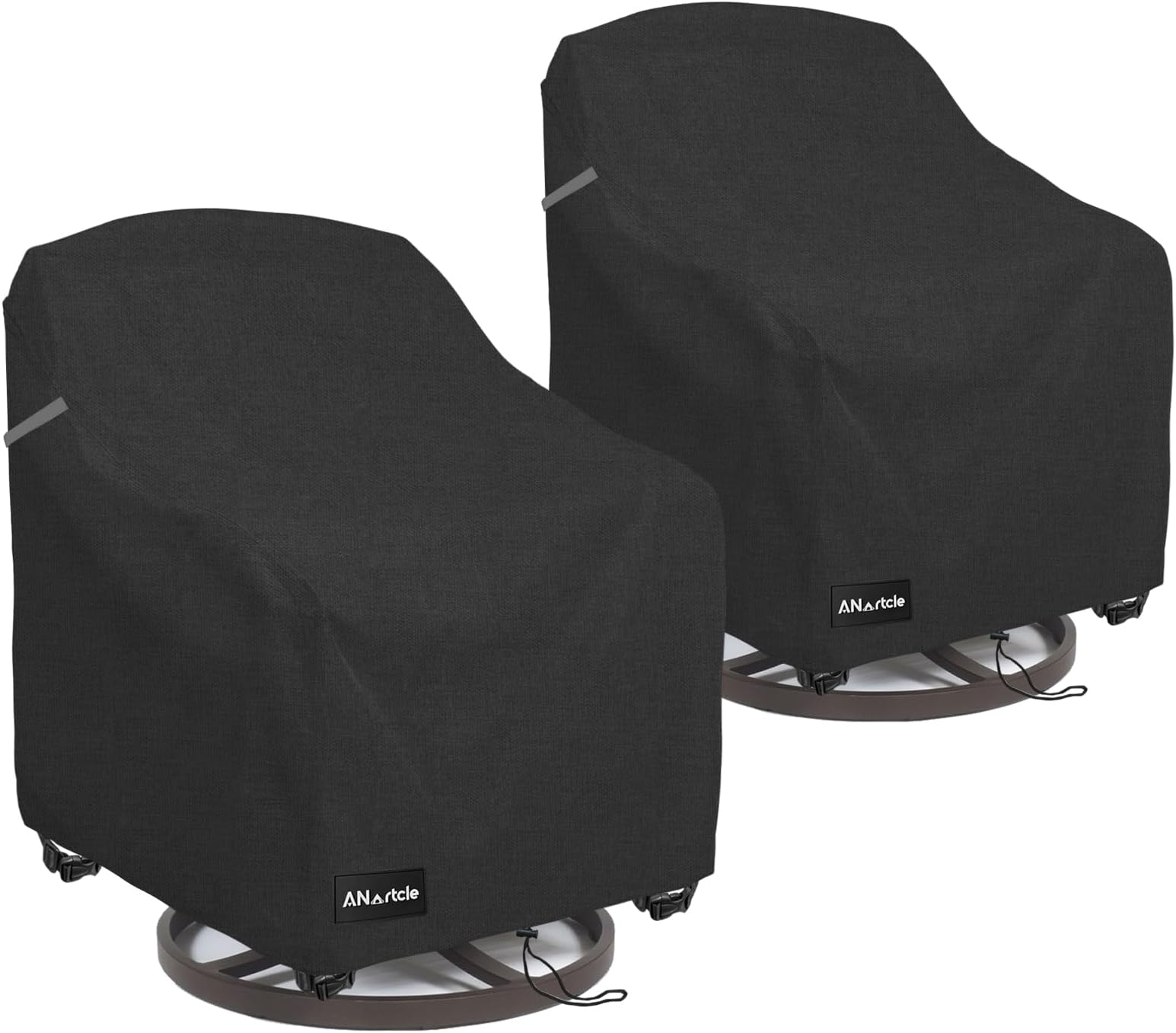 Amazon.com : Outdoor Swivel Lounge Chair Cover 4 Pack,Waterproof Heavy ...