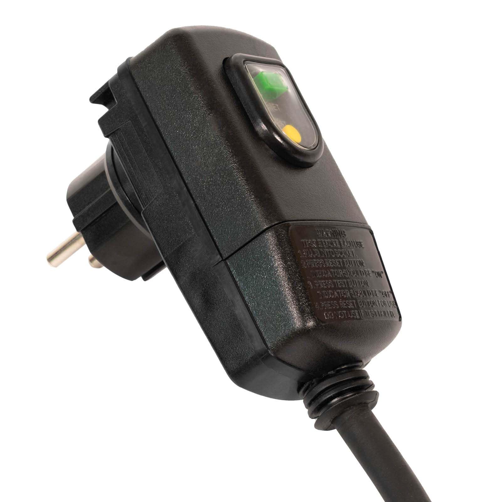 Mauk® Pool & Schwimmbad Heizer Heat Drop® elektrische Poolheizung bis 40 °C - 6-8 °C/Std | 3000 Watt + Fehlerstromschutzschalter & Thermostat | Poolheizer Komplettset