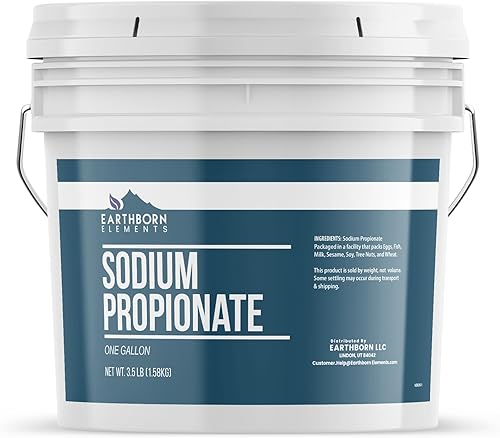 Earthborn Elements Propionato de sodio, 1 galón, grado alimenticio, aditivo alimentario (56 onzas)
