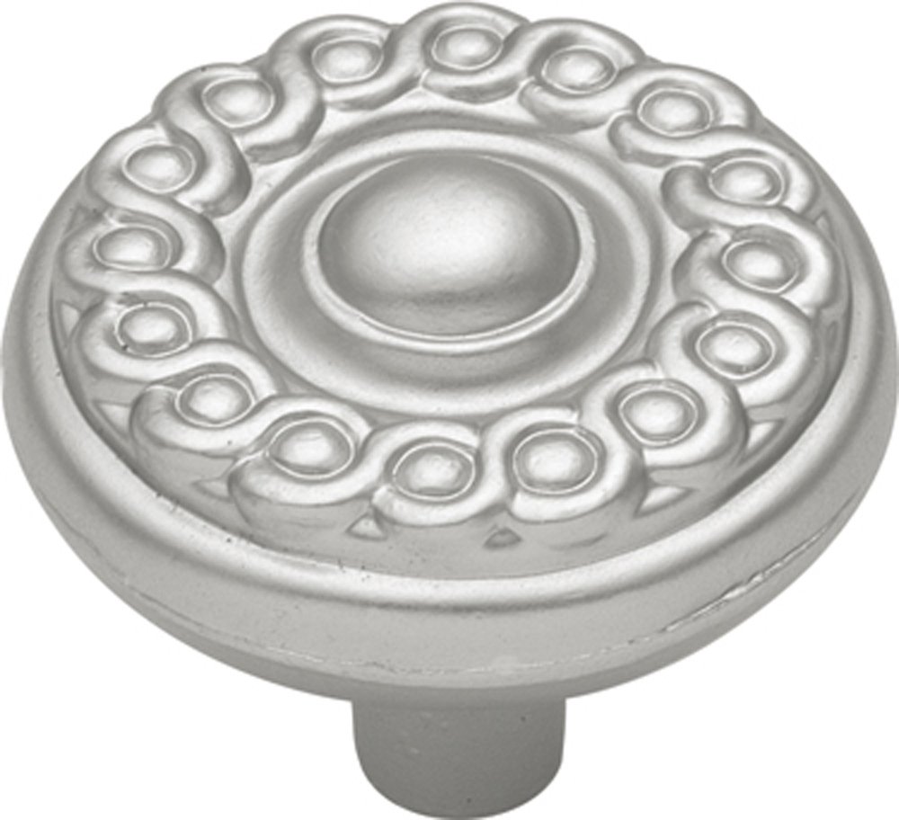 Bouton de cabinet Silverado Satin Nickel Hickory Hardware P7352-SN de 1.25 pouce pour tiroir