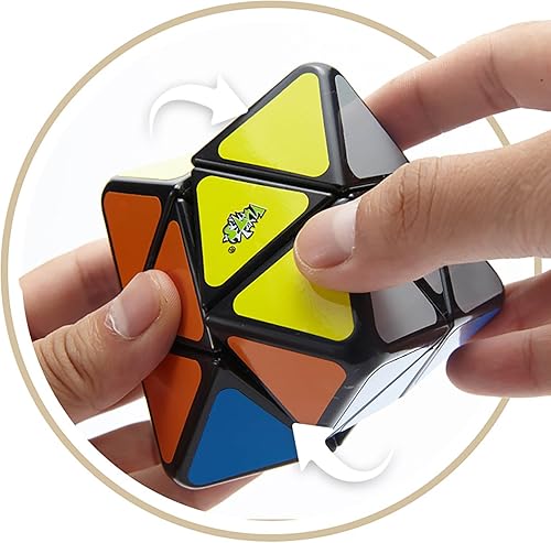 Miniatura 4 de SUN-WAY Cubo de velocidad de octaedro de 4 ejes Puzzle de cuatro ejes Octaedro Forma de diamante Magic Puzzle Cube