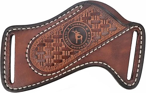 Miniatura 8 de Tourbon Leather Knife Sheath for Belt Pocket Folding Knife Holder Compact Draw Knifes Carrier EDC Tools Holster