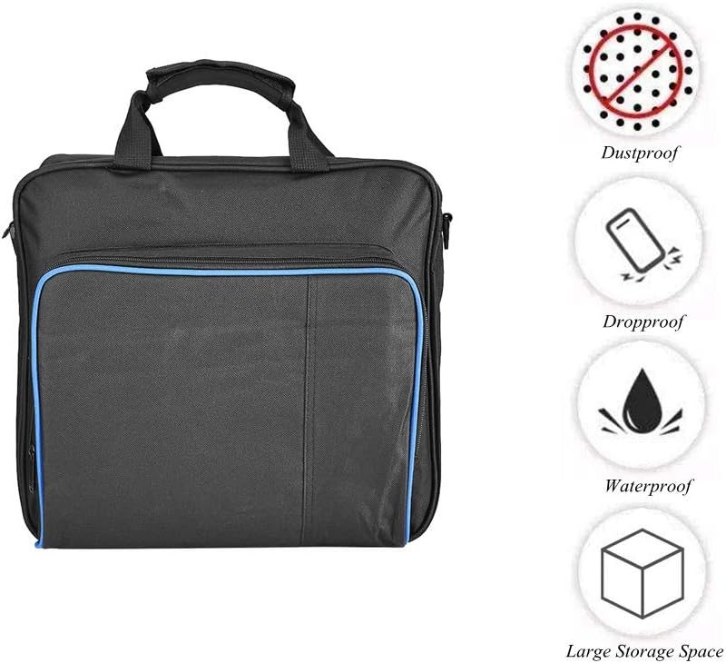 fosa PS4 Pro Carrying Case Bag, Waterproof Shockproof Game System Protective Travel Case for PlayStation 4 Pro System and Accessories [video game]