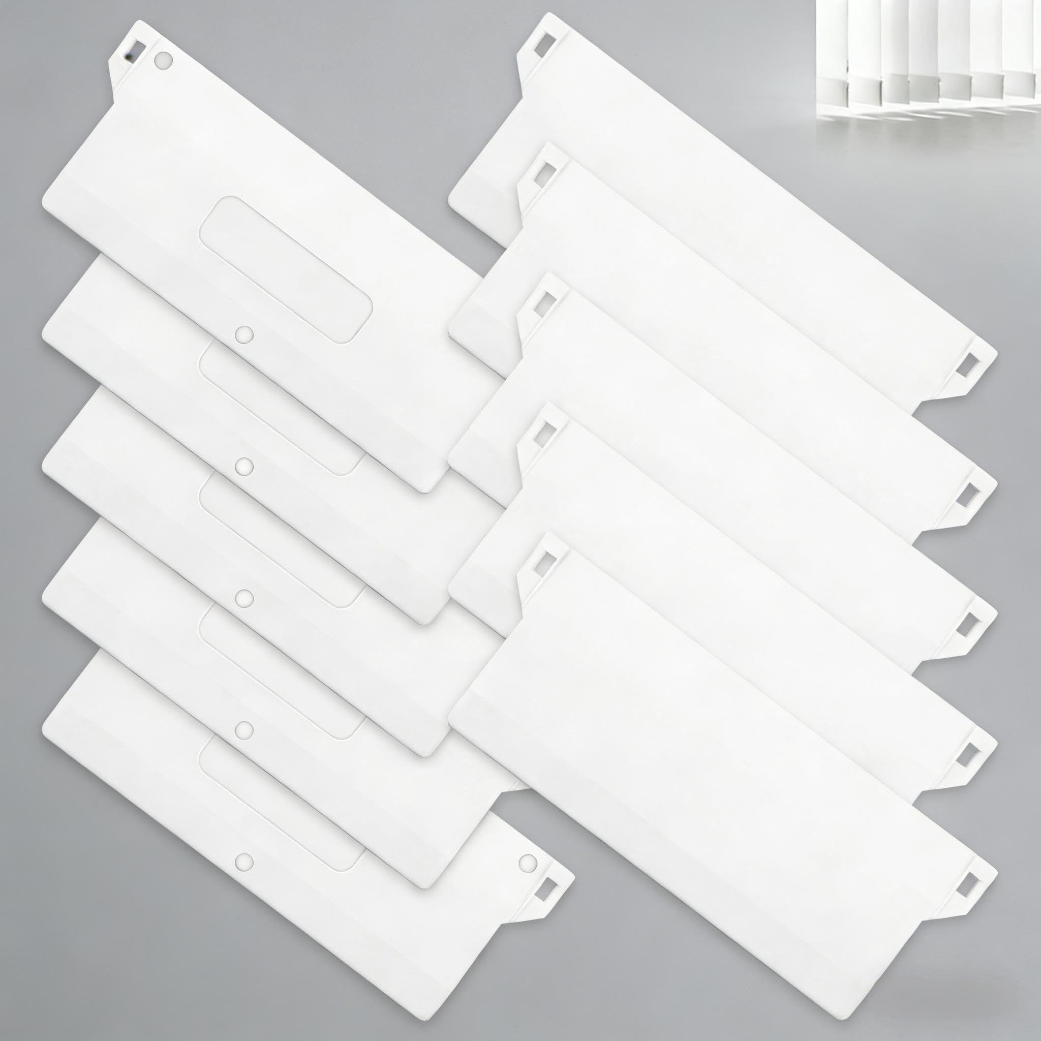 10 sztuk pionowych zasłon płyta przeciwwagowa, akcesoria żaluzje, akcesoria do zasłon pionowych, akcesoria 127 x 50 mm