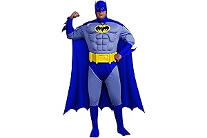 Rubie's Men's Bold and The Brave, Muscle Chest Batman Costume For Adult