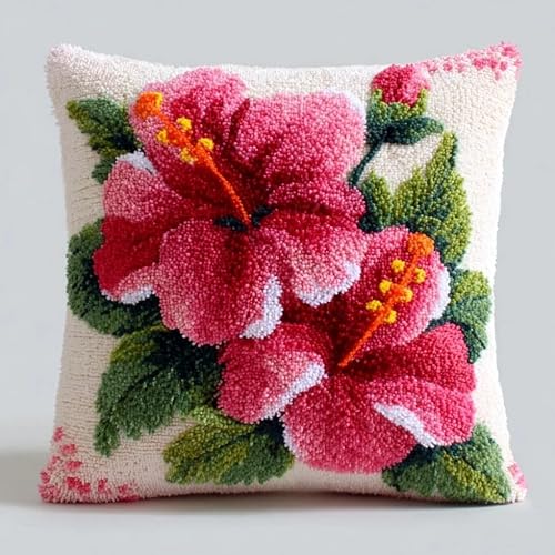kitphoenix Kit De Coussin Avec Crochet À Loquet Hibiscus