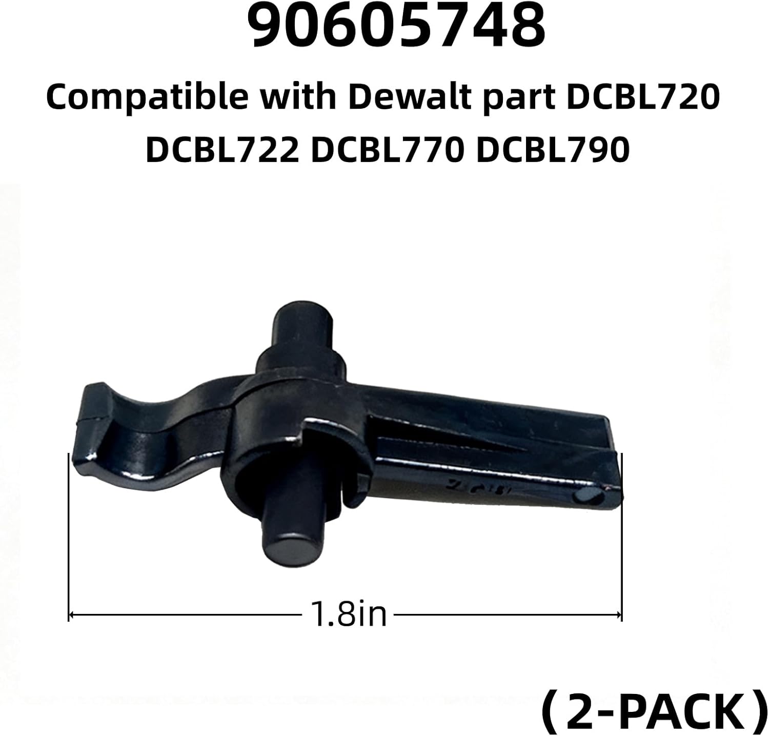 90605748 Leaf Blower Attachment Parts tube clips - Compatible with Dewalt part DCBL720 DCBL722 DCBL770 DCBL790（2-PACK）