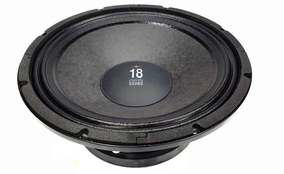 Eighteen Sound 12MB710-8 LF Drivers 12-inch Mid Bass Compact 2-Way Reflex Enclosures Interleaved Sandwich Voice Coil 500-Watt