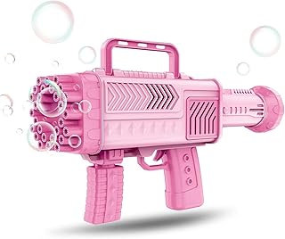 Electric Bubble Maker Toy | Bubble Maker Machine Soap Bubbles - Bubble Blower Toy Party Favors, Bubble Maker Blower Machine for Indoor Outdoor Parties M/l