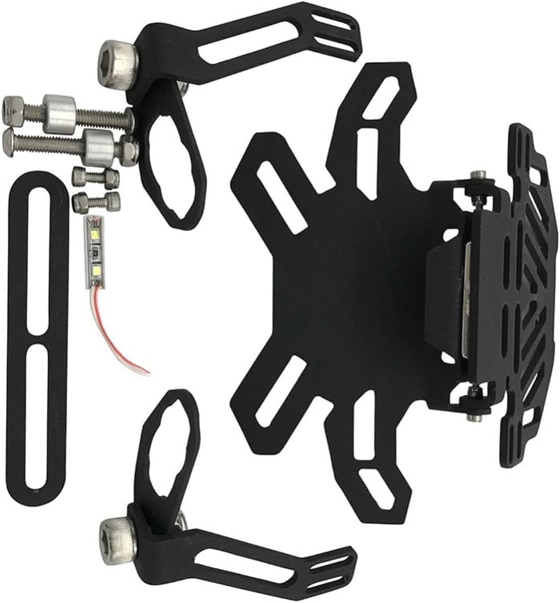 Universal Motorrad Kennzeichenhalter Licht F r Y&amaha R15 V3 MT07 FZ-09 MT09 MT10 YZF R3 R6 R25 R3 R1 Dekoration