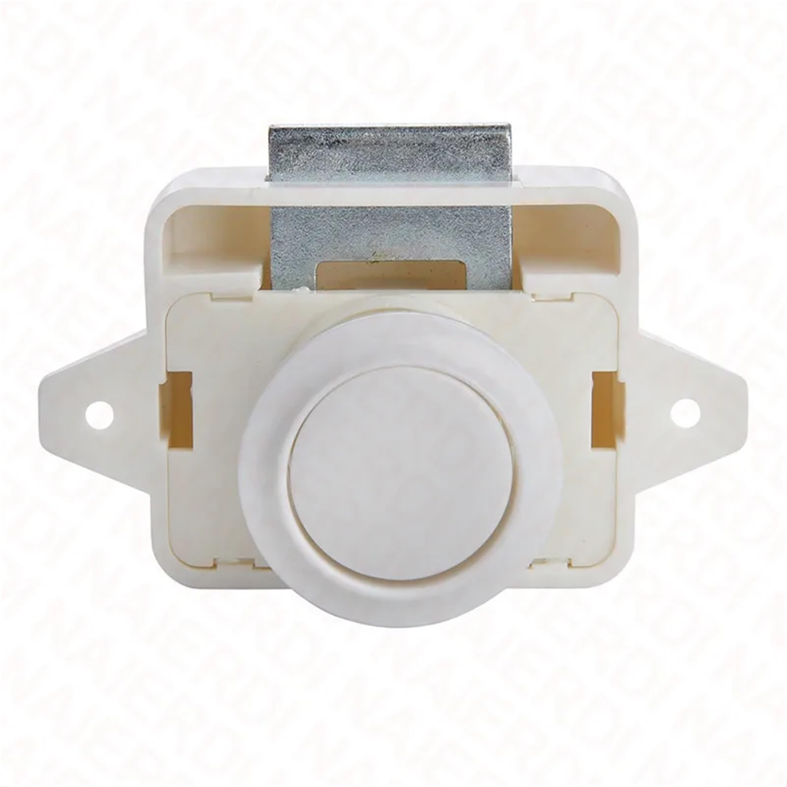 Boutons de verrouillage à pression 20mm pour quincaillerie de meubles blancs 10 pièces