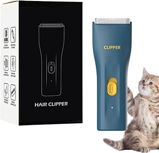 Grimgrow Low Noise Cordless Dog Grooming Clipper Kit for Thick Coats - Rechargeable Pet Trimmer for Cats & Dogs, Small & Large Pets