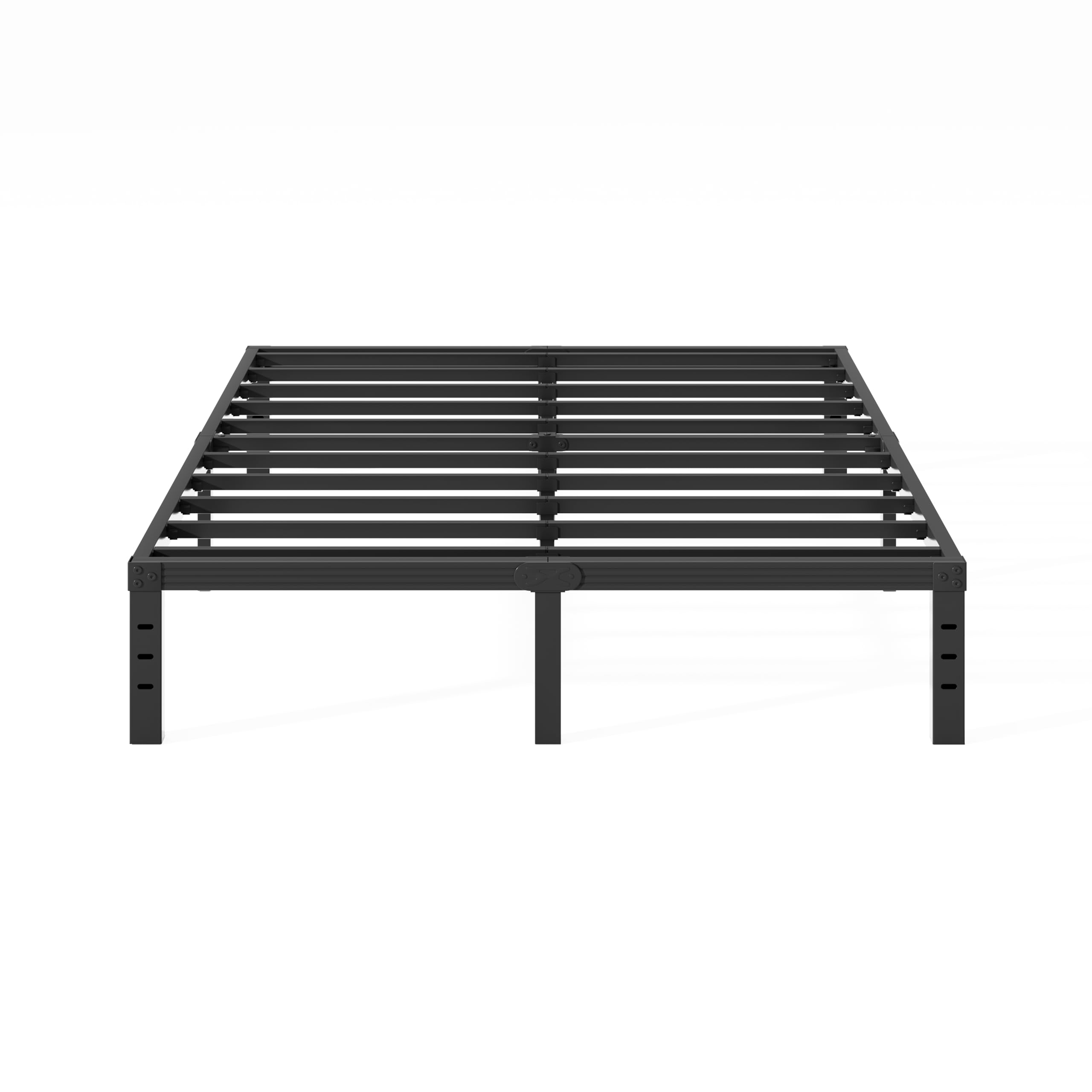 COMASACH 16 inch Full Bed Frame No Box Spring Needed, 3500 lbs Heavy Duty Metal Platform Bed Frames, Non-Slip and Noise-Free Mattress Foundation,