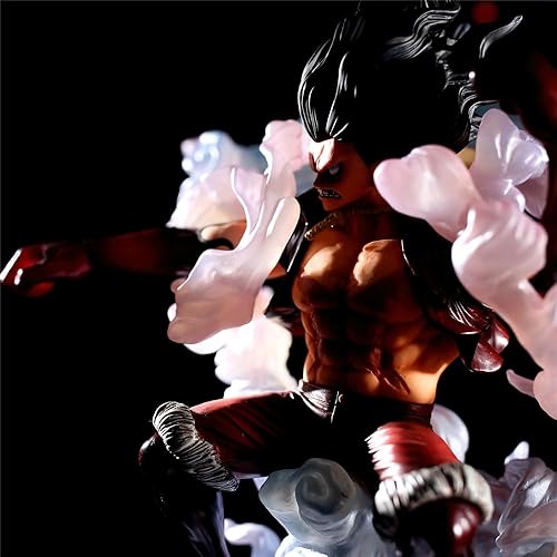 Miniatura 6 de DLUHOS Monkey Luffy Gear Cuarta figura de anime, efectos especiales, juego de dibujos animados, muñeca de personaje de anime, colección de modelos