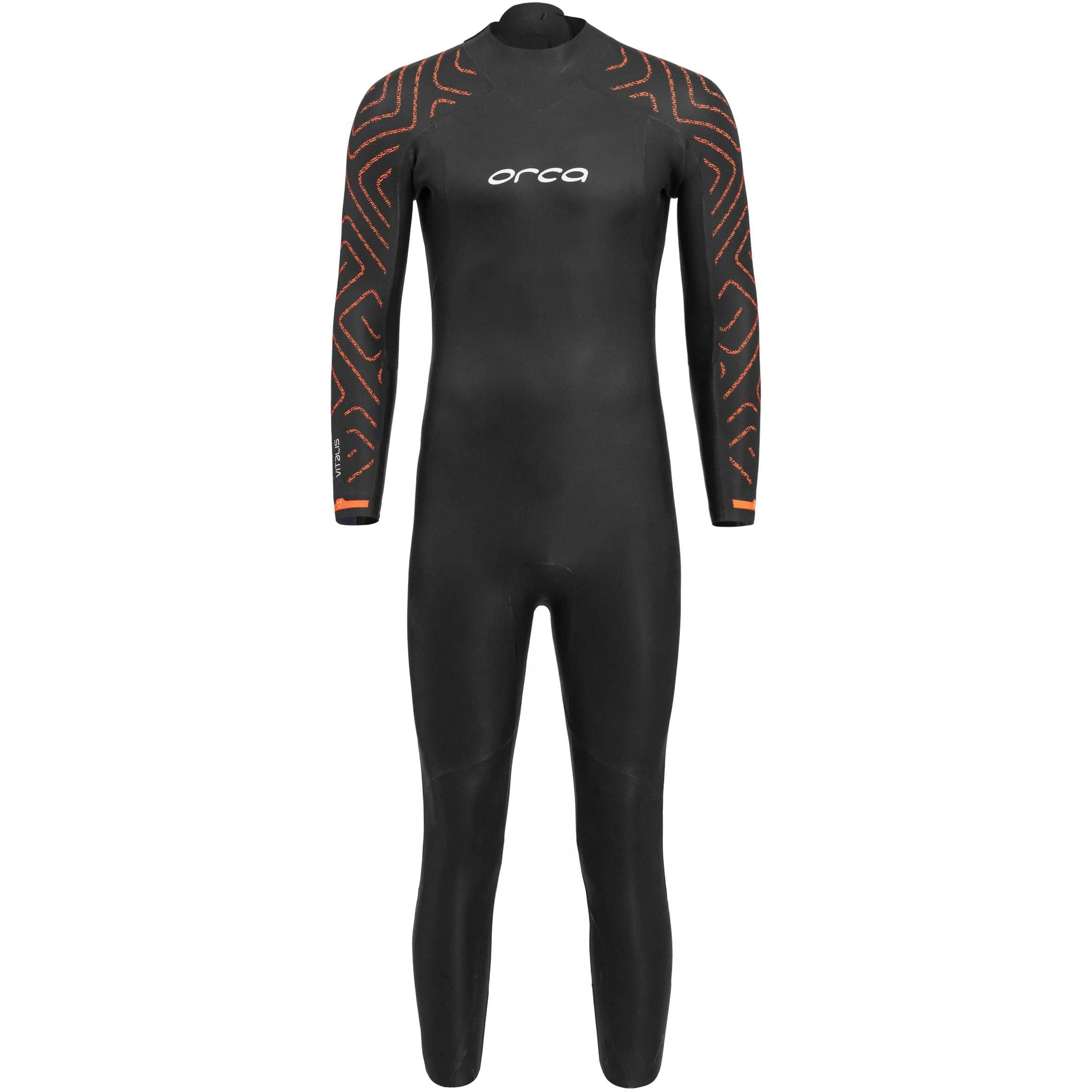 Orca Mens Vitalis TRN Back Zip Open Water Swim Wetsuit NN280401 - Black -