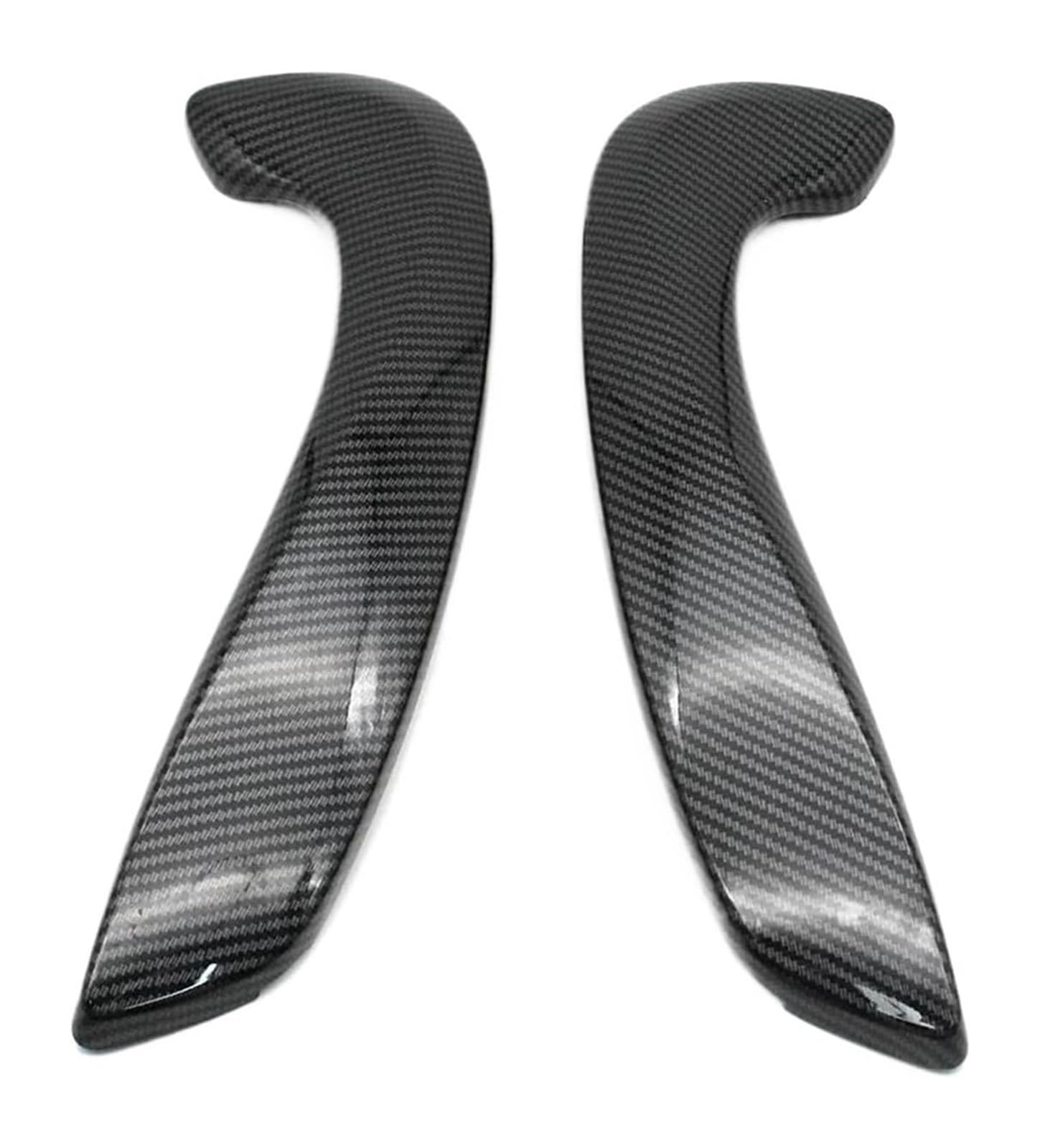 Fangziqf Cabon Inner Door Pull Handles For Megane 3 Iii For Fluence 2008-2016 809600015R 197012651 Front Left Right Inner Door Handle With Cover(,Handle Cover)