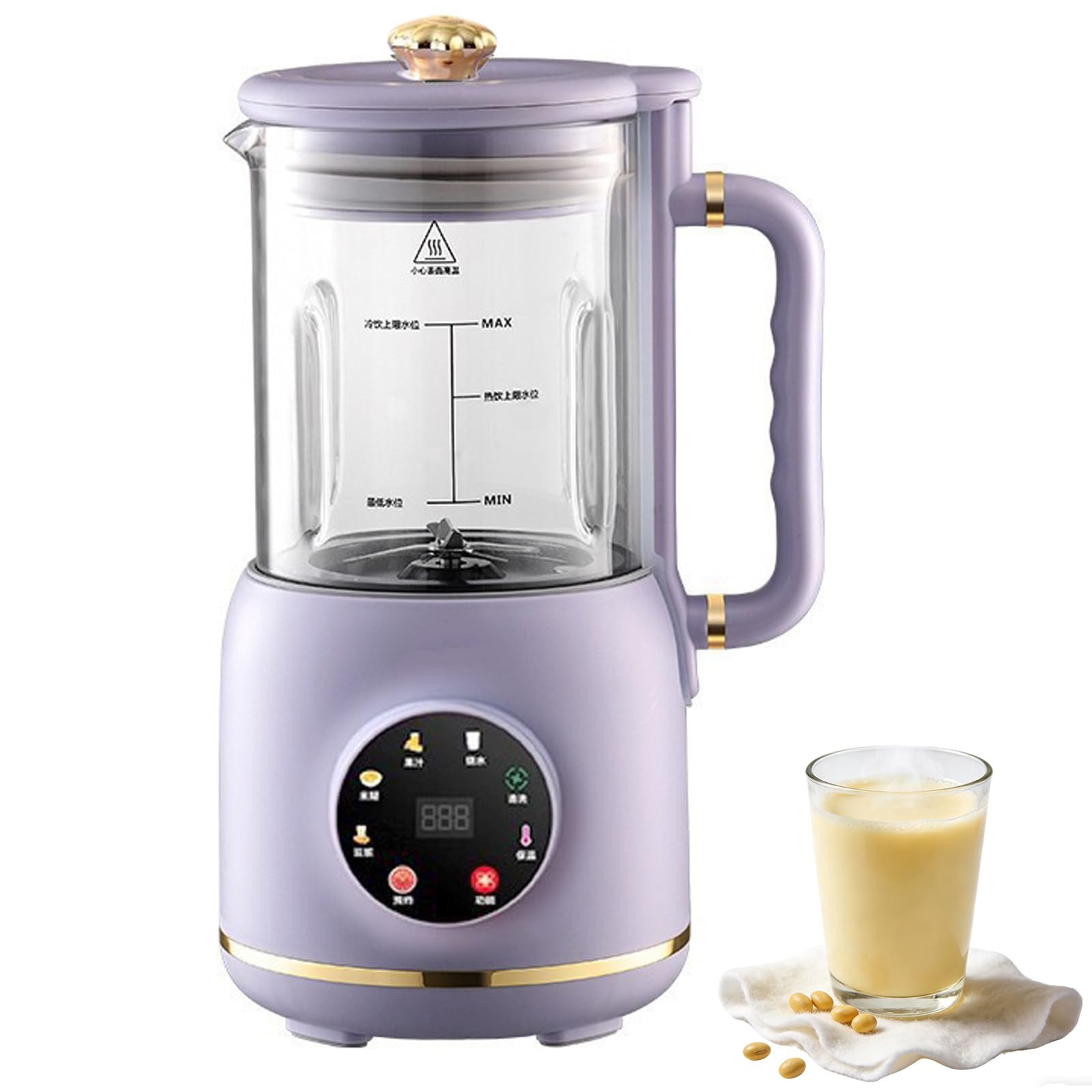 Machine à lait automatique avec nettoyage un bouton et 7 menus programmés