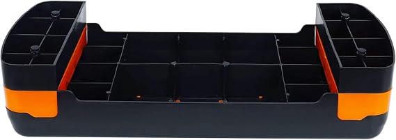 Fitvids Aerobic Step Platform Trainer with Adjustable 2-Level Risers, 400 Pound Weight Capacity Non-Slip Exercise Stepper