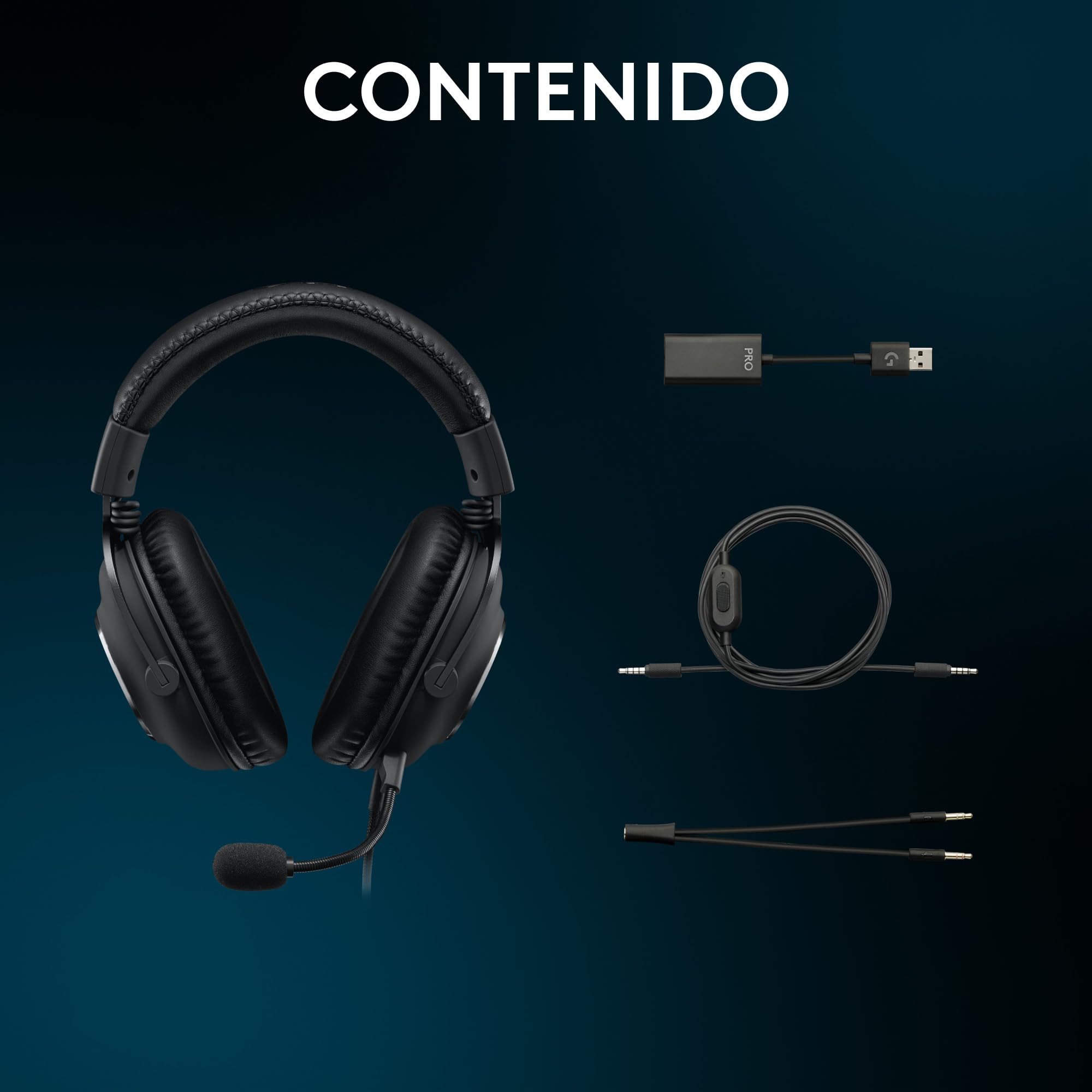 Logitech G Pro X SE Auriculares Gaming con Cable con micrófono: Mic Desmontable, DTS Headphone:X 7.1, para PC, Xbox One, Xbox Series X|S, PS5 y PS4, Incluye DAC USB – Negro