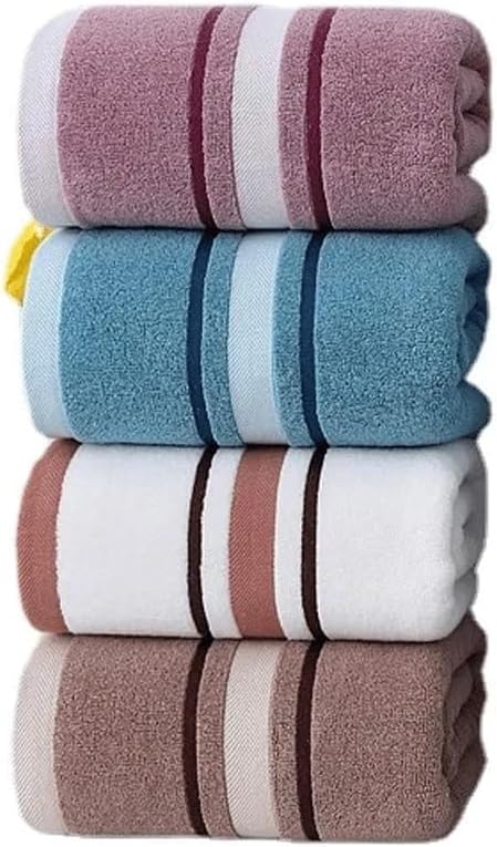 Cotton Bath Hand Towel Set of 2 Absorbent Soft Towels Bathroom Supplies Hand Towels