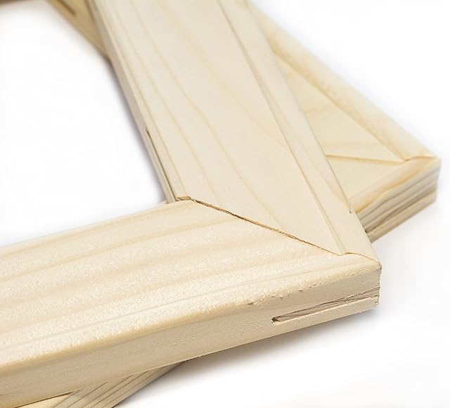 Solid Pine Canvas Stretcher Bars - Canvas Frames for Paintings, Prints & Posters - Sold in Pairs Including Wedges (90cm - 36")