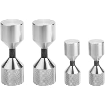 4 Pcs Flange Two Hole Pins, 1-1/8 Two Hole Alignment Pins & 1-5/8 Two Hole Alignment Pins, Stainless Steel