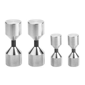 4 Pcs Flange Two Hole Pins, 1-1/8 Two Hole Alignment Pins & 1-5/8 Two Hole Alignment Pins, Stainless Steel